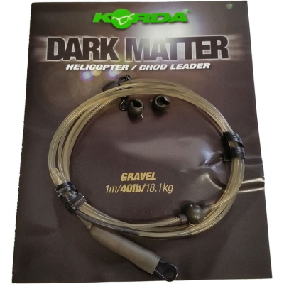 Готовый монтаж Korda Dark Matter Leader Heli Gravel 40lb