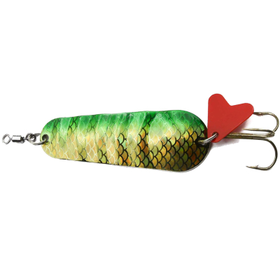 Блесна колеблющаяся Abu Garcia Atom 35G цв. G/GREEN FLASH