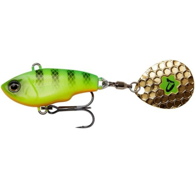 Блесна Savage Gear Fat Tail Spin 80 Sinking цв. Firetiger Fluo (арт.71770)