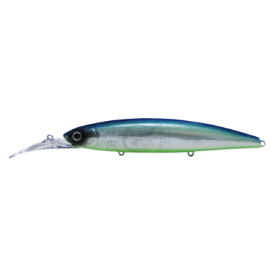 Воблер Deps Balisong Minnow 130 SF Longbill цвет 21 Gm Blue Back Chart