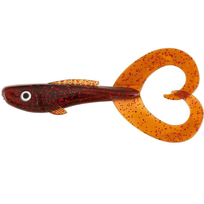 Силиконовая приманка Abu Garcia Beast Twin Tail 170mm двойная цв. Red Motoroil