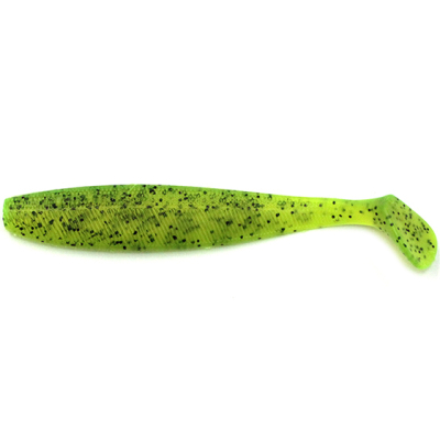 Силиконовая приманка Yaman Sharky Shad 4,5" цвет #10 - Green pepper (уп. 5 шт.)