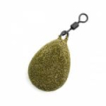 Грузила Korda Textured Flat Pear Swivel 2,0oz 56гр