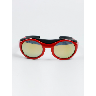 Очки поляризационные Extreme Fishing ADD-504, цвет оправы Блестящий темнокрасный, цвет линз Желтый Revo