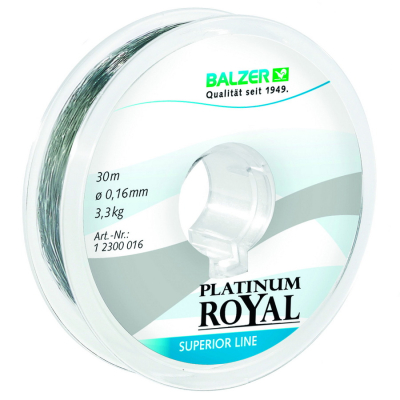 Леска Balzer Platinum Royal 30 м 0,12 мм (12300 012)