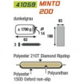 Коврик High Peak Minto 200, синий (размер 198х63х3 см)