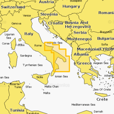 Карта Navionics Puglia - Ionio 5G529S2
