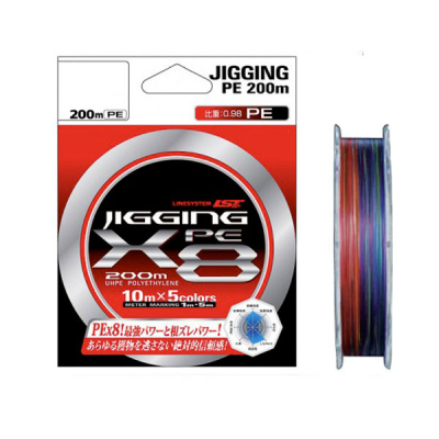 Шнур плетеный LineSystem Jigging PE X8 200m #6