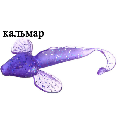 Силиконовая приманка Flagman Grasper 1.5" цв. lilac flash 10pc squid