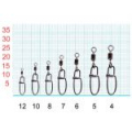 Вертлюжок с застежкой Insurance, №5 (30 кг), (упак. 7 шт)