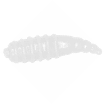 Мягкие приманки LureMax Maggot 0,5''/1,5см, LSMG05-020 Glow White (50 шт.)