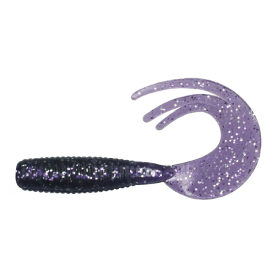 Твистер Dragon Dancer 1.5"/3.5cm 20 шт. VIOLET silver glitter