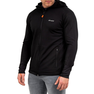 Кофта черная Graff (225-1-BL) р.XL