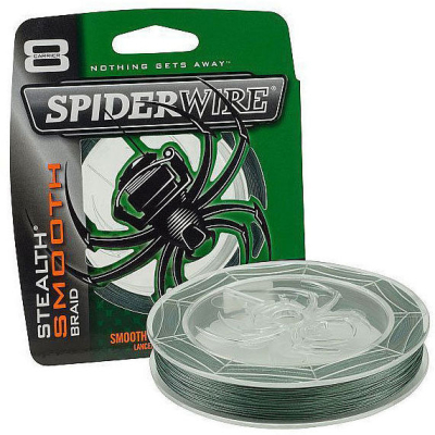 Леска плетеная Spiderwire Stealth Smooth 8 Moss Green Braid 300m 10LB/0,12MM