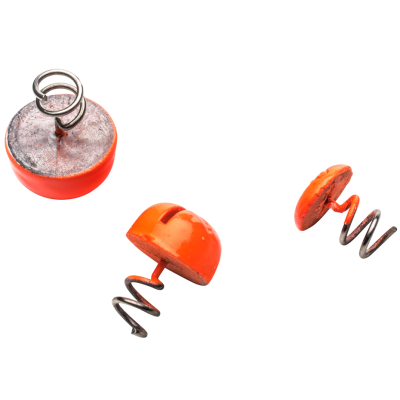 Кнопка-огрузка Svartzonker Screw-in Dots d16,4 16,2 g Fl.Orange Lead - 3 штуки