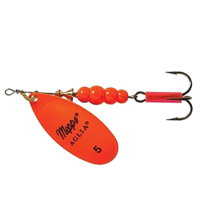 Блесна вращающаяся Mepps Aglia Fluo Orange №5
