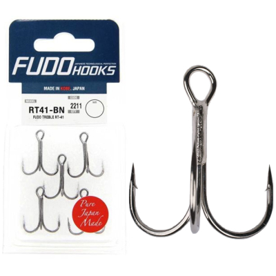 Тройной крючок Fudo RT41-BN 2211 № 4 (5 шт./уп.)