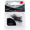 Крючок двойник KOI "DOUBLE HOOK", размер 4/0 (INT), цвет BN (10 шт.)