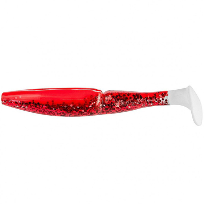 Силиконовая приманка Helios Guru 3,0"/7,62 см Red Sparkles WT 9шт. (HS-29-034)
