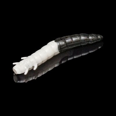 Силиконовая приманка Soorex Pro King Worm 55mm цв. #309 White/Black Cheese 7pcs