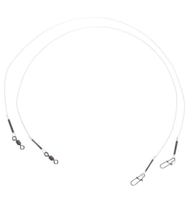 Поводок флюорокарбоновый Flagman Fluorocarbon Leader 16,8кг 30см 0,65мм 2шт