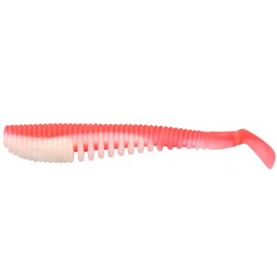 Силиконовая приманка Yaman Pro Legend Minnow 3.5" цвет #27 - Red White (уп. 5 шт.)