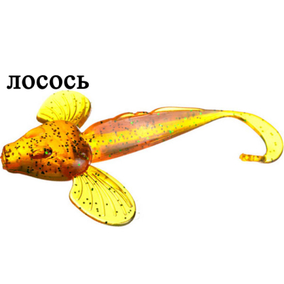 Силиконовая приманка Flagman Grasper 2.7" цв. honey green flake 7pc salmon