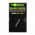 Трубка силиконовая Korda Silicone Sleeves Green 3mm для защиты вертлюга KS3