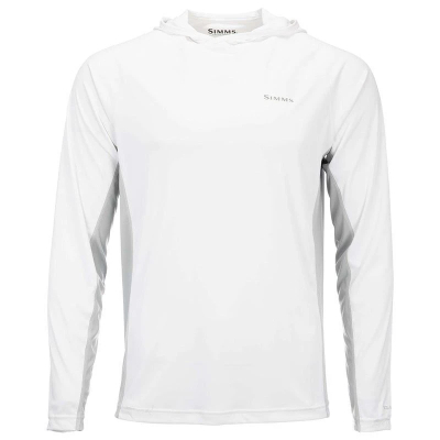 Термофутболка Simms SolarFlex Hoody, White #2, XXL