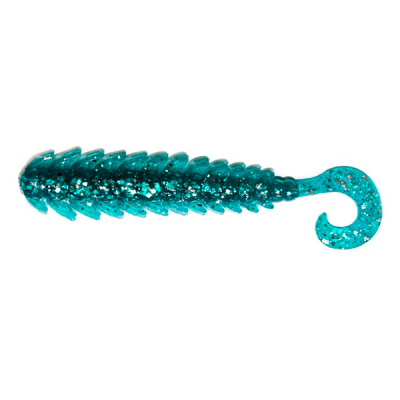Силиконовая приманка Bait Breath Bugsy 5" цв. #S804 SW Clear Blue/Silver