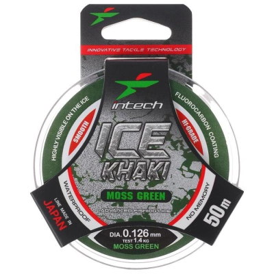 Леска Intech Ice Khaki 50m moss green (0.126mm(1.4kg))
