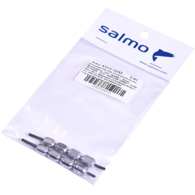 Груза косичка Salmo Tail Oval MIX2 2.5-4.0г (2.5; 3.0; 3.5; 4.0г) 2шт