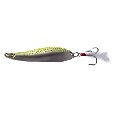 Блесна колеблющаяся Fish Image Phoenix Dance-l 10g цв. Lime Silver LM S #204