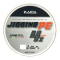 Леска плетёная Kaida Jigging Braid Line x4 синяя-разноцветная 150м PE4-0,8