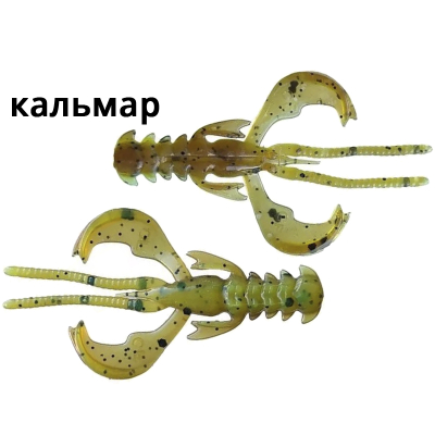 Силиконовая приманка Crazy Fish Nimble 1.6" 49-40-4d-6 кальмар цв. chart swamp (шартрес болото)