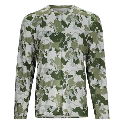 Термофутболка Simms SolarFlex Crew, Regiment Camo Clover, S