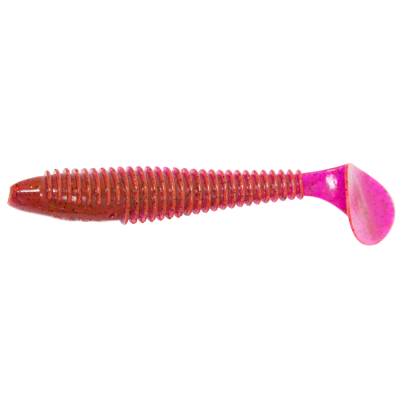 Силиконовая приманка Kaida Shrimp 4" 10cm 8g Pink Lady-6tails HT#009