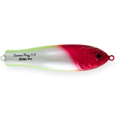 Блесна колеблющаяся Strike Pro Salmon Profy 150, 150 мм, 94 гр, Тройник, цвет: X10E Clown Silver (PST-03B#X10E/X10E) (9931328)