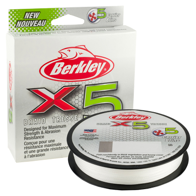 Леска плетеная Berkley X5 150м Полупрозрачная 0,40мм 45,6kg