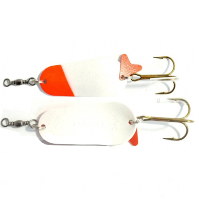 Блесна DAM Effzett Standard Original Colors 30гр - red head белый перламутр/белый перламутр