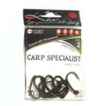 Крючок карповый Koi Carp Specialist, размер 2 (INT), цвет OL, (10 шт.)