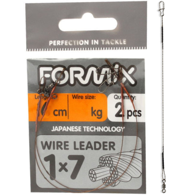 Поводок Formix 1*7 16см 6 кг (2 штуки в уп-ке)