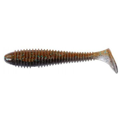 Силиконовая приманка Keitech Swing Impact Fat 3.8" 405 Smoke Cinnamon