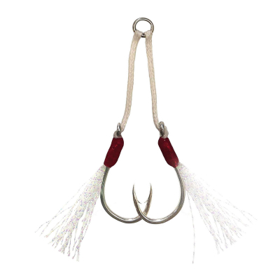 Крючки VMC Assist 6139 TI (олово) №01 (3 пары) 6139AHTI-01-L