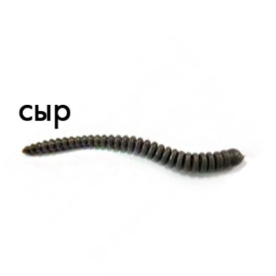 Мягкая приманка Trout Zone Ripper 2,5" черный сыр