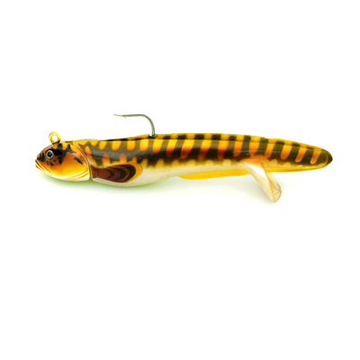 Силиконовая рыбка Kinetic MM Sc. Jerry 265g 230 Glowing eelpout