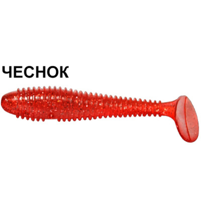 Силиконовая приманка Crazy Fish Vibro Fat 1-71-4-5 чеснок цв. cherry (вишня)