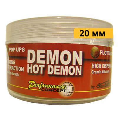Бойлы плавающие Starbaits Performance Concept Hot Demon Pop-ups 20мм 0.08кг