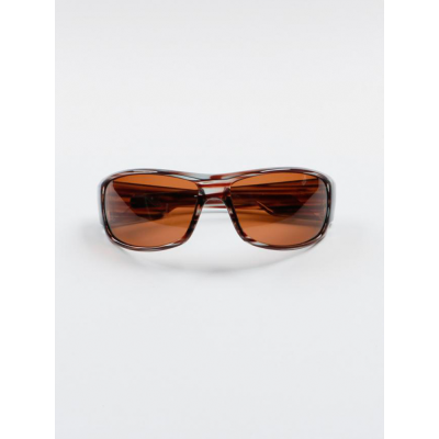 Очки поляризационные Extreme Fishing PSS-212, цвет оправы Блестящий коричнево-прозрачный полосатый, цвет линз Коричневый