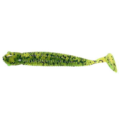 Мягкие приманки B Fish & Tackle PaddleTail 3.25" - Chartreuse Pepper